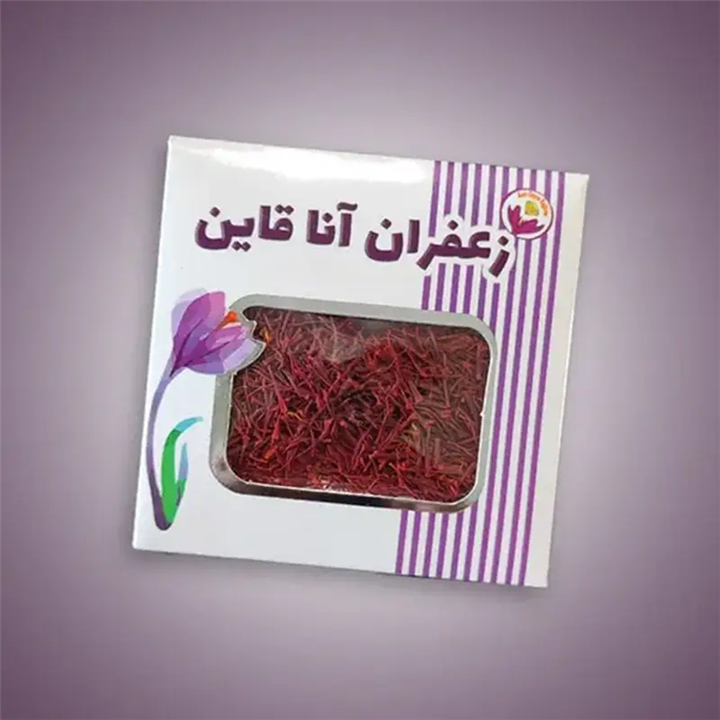 زعفران قاینات سرگل سوپر صادراتی آنا قاین حجم 4 گرم